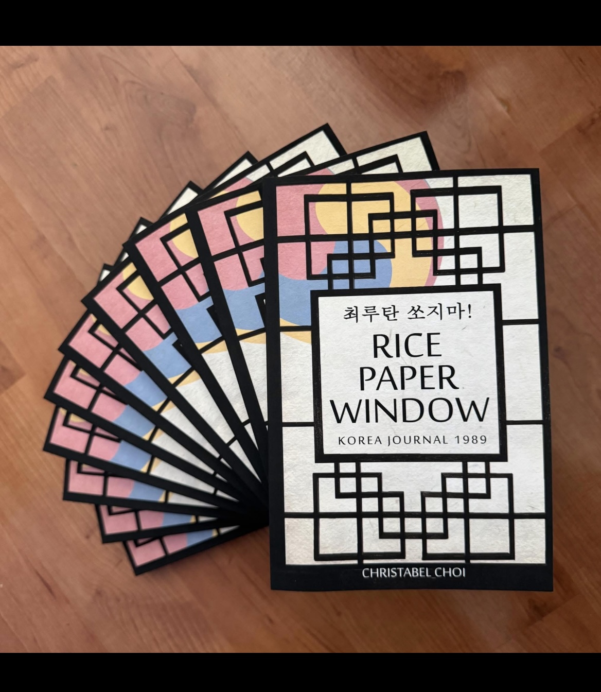 Rice Paper Window — copies of the book